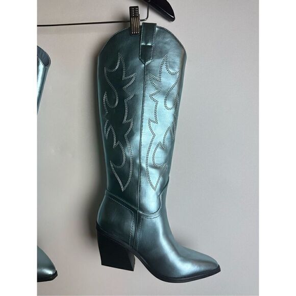 Madden Girl Arizona knee-high cowboy boots - Picture 10 of 12